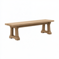 Banc de salle à manger 180 x 40 x 46 cm en bois naturel style rustique